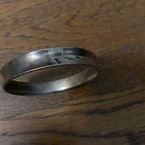 Silver bangle